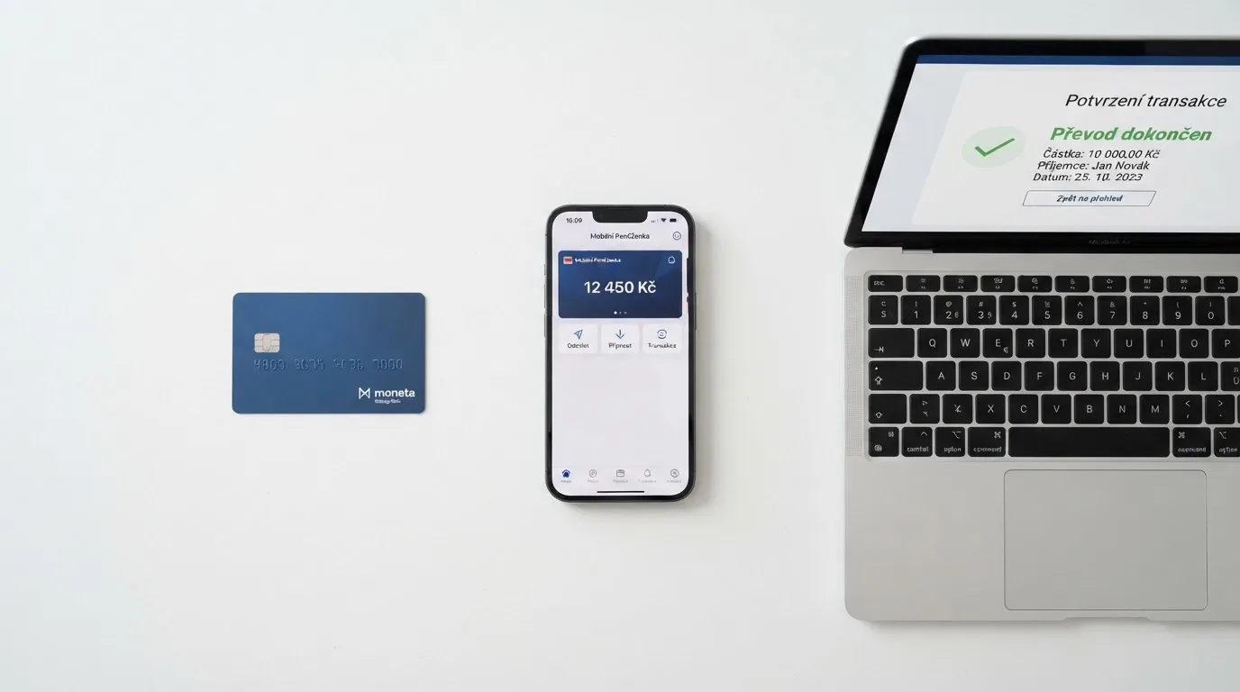 Přehled výběrových metod — platební karta, e-peněženka na mobilu, bankovní převod na obrazovce — seřazených podle rychlosti.